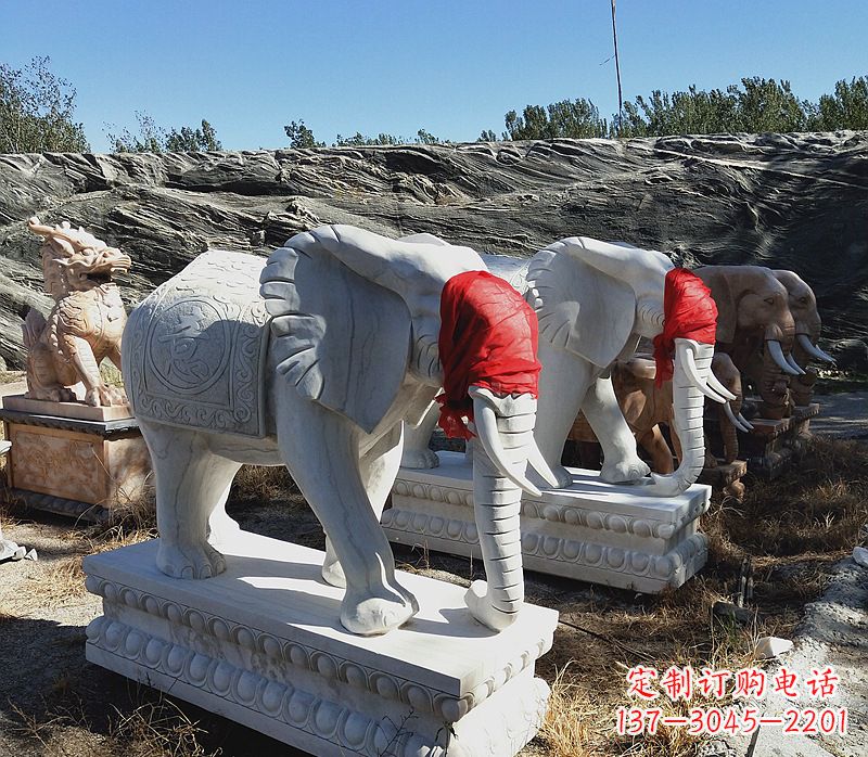 大同石雕大象别墅,集象美于一体