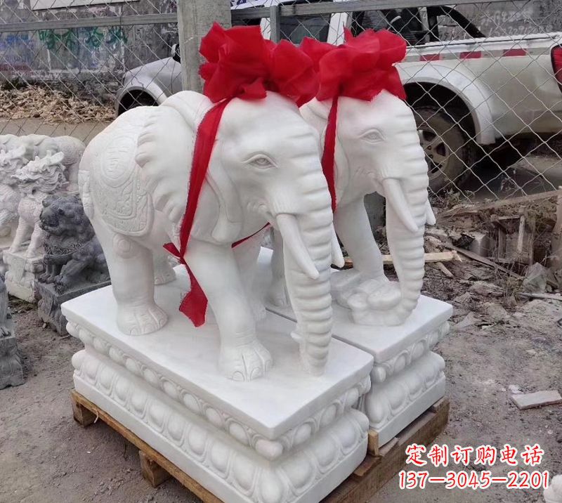 大同元宝驾驭的大象雕塑艺术