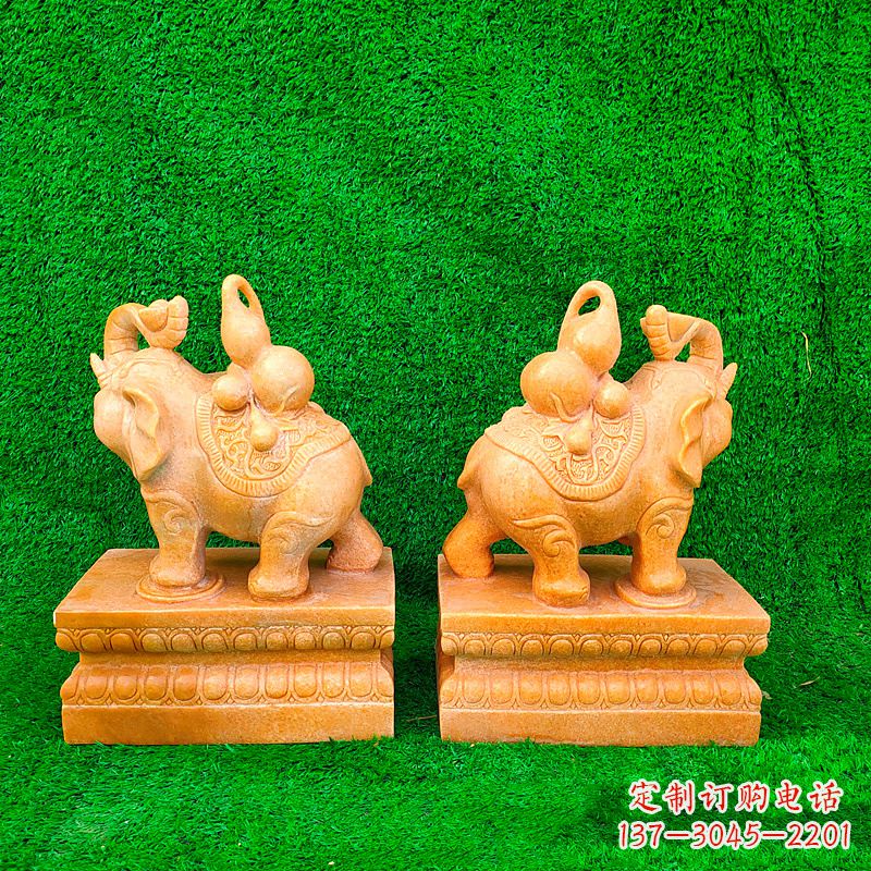 大同精美大象雕塑,点缀美好家园
