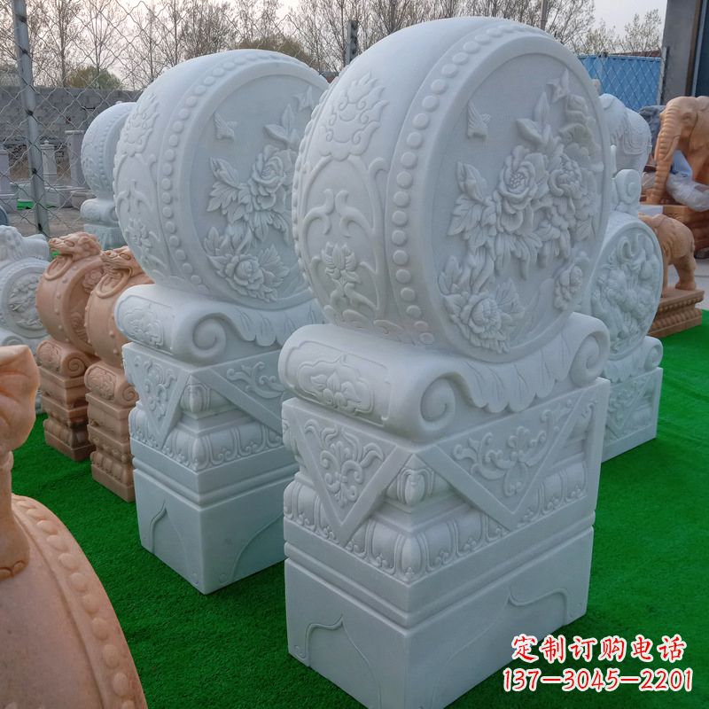大同石雕方柱门墩