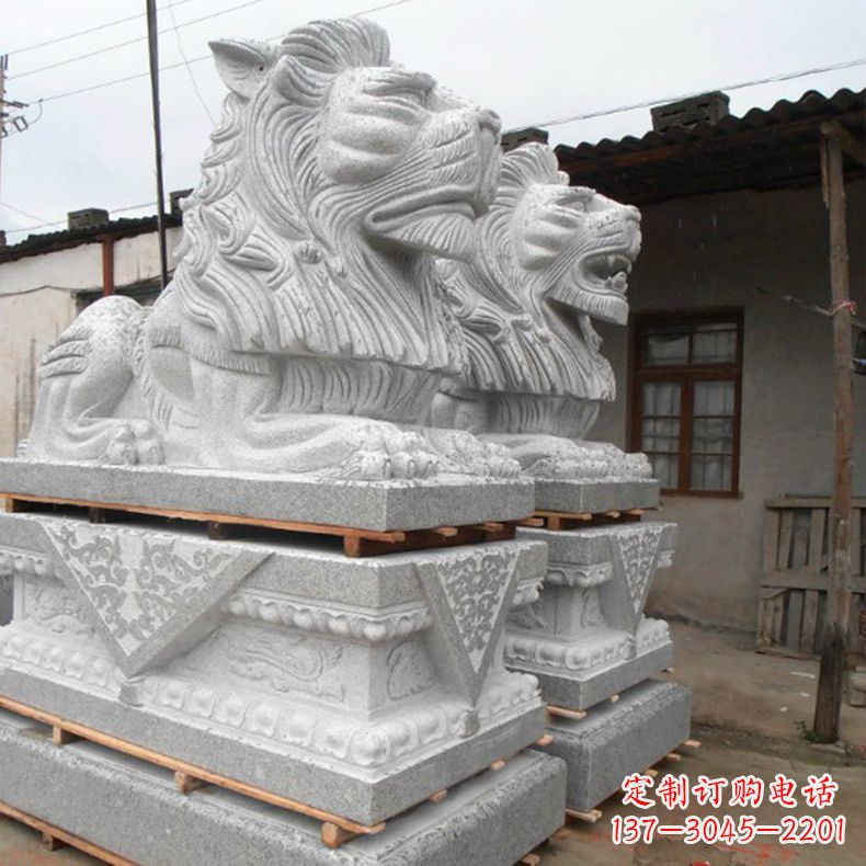 大同港币狮子雕塑,华丽展现华夏气势