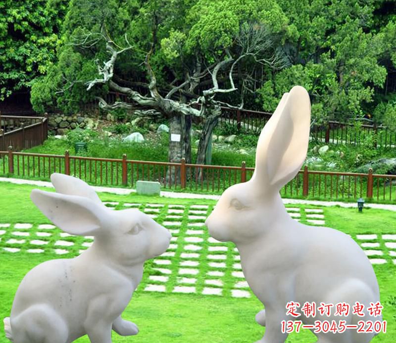大同中领雕塑定制独特的兔子雕塑
