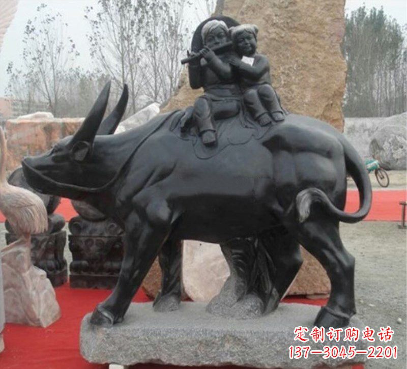 大同传承经典,表达淳朴——牧童雕塑