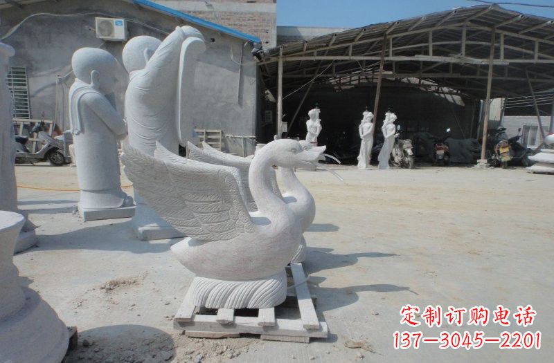 大同中领雕塑:独具特色的天鹅喷水雕塑
