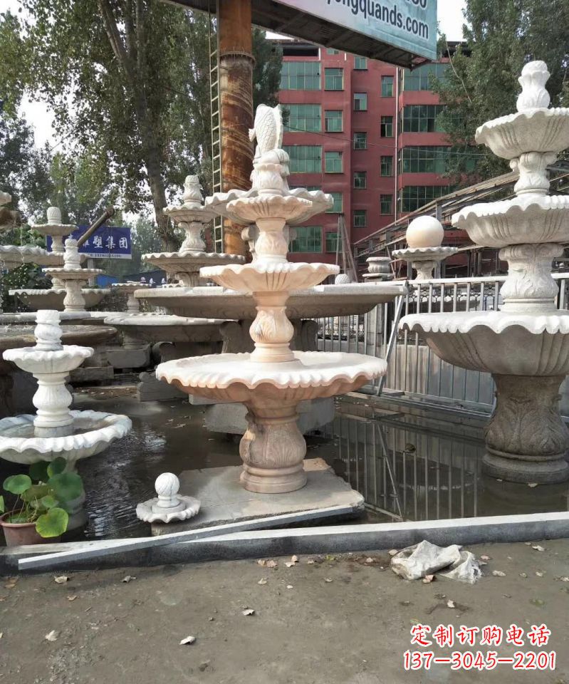 大同中国传统石雕喷泉,雕刻艺术之美
