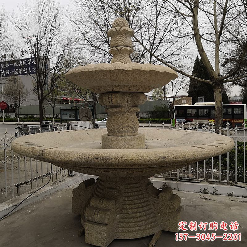 大同风水精灵,莲花开道——铸铁风水球雕塑