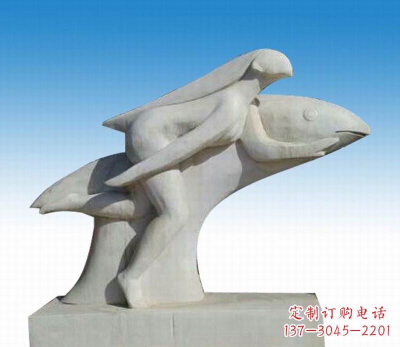 大同中领雕塑海豚雕塑,让你的公园变得出众!