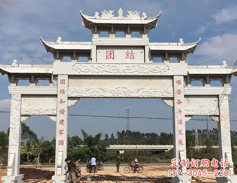 大同定制牌坊雕塑,展现精湛工艺