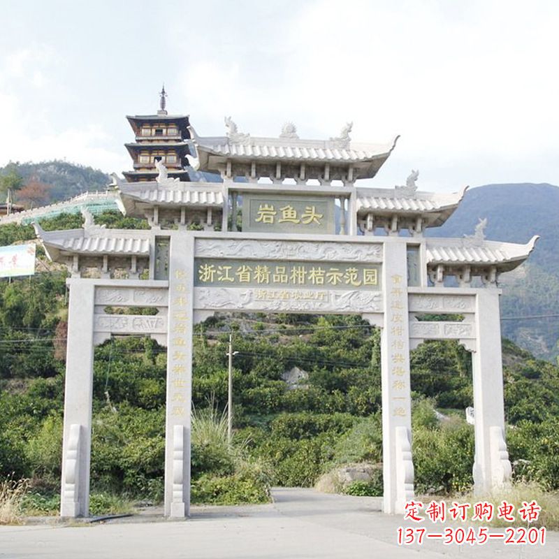大同精美的牌楼雕塑,象征着一种贵族文化