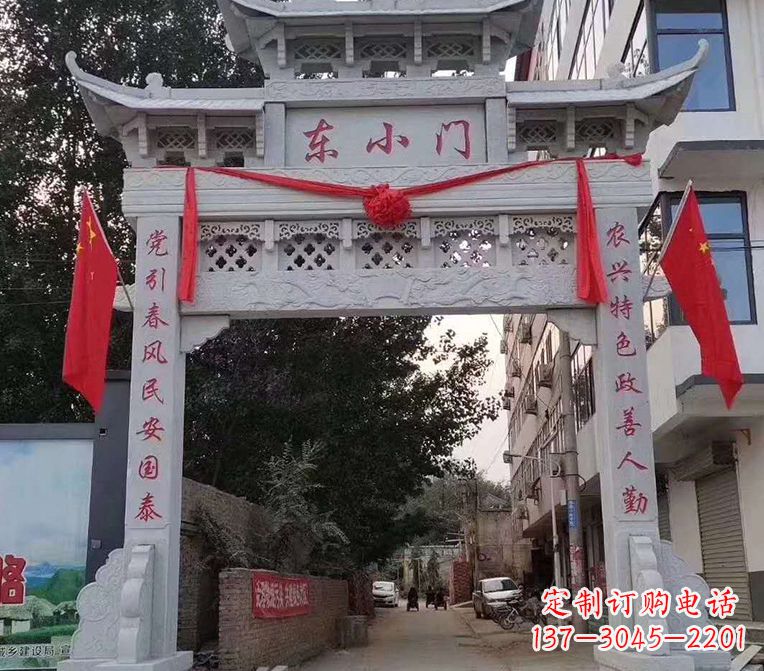 大同精美锻铸牌楼雕塑,展现独特艺术魅力