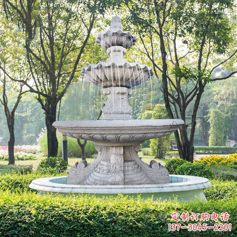 大同石雕喷泉 喷水池