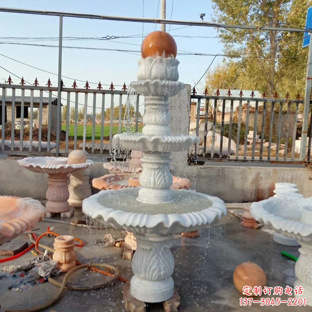 大同石雕喷泉口