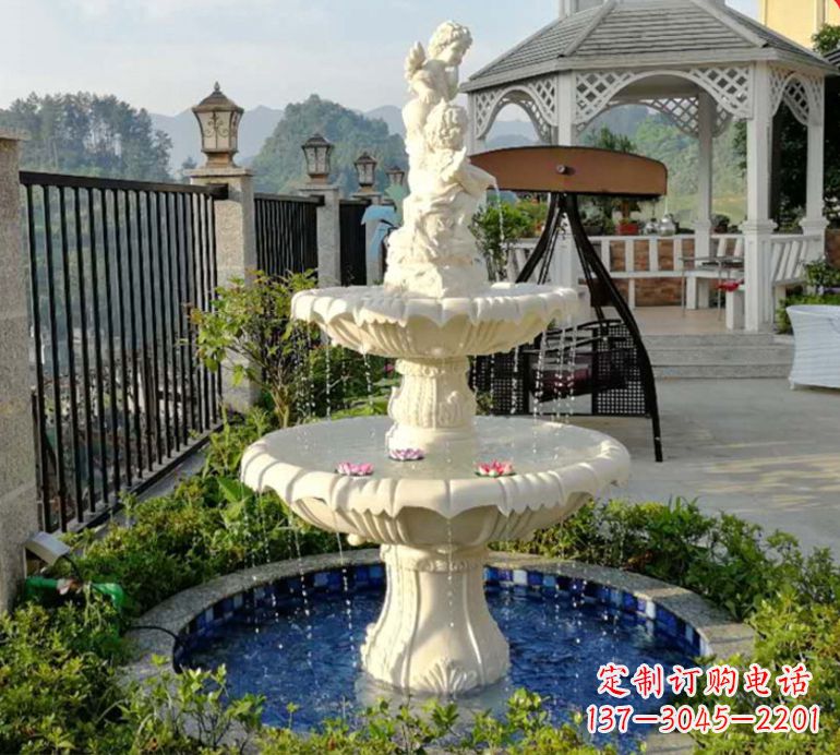 大同石雕喷泉水池-精致定制