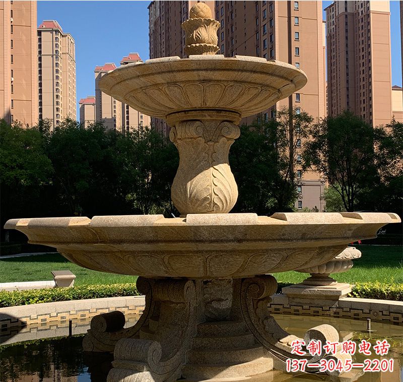大同艺术品级石雕喷泉水景