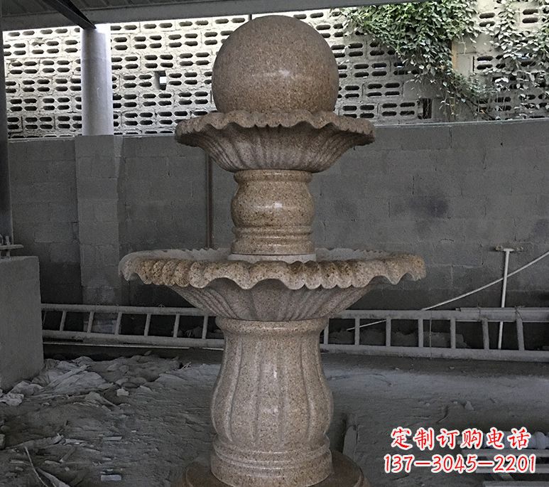 大同欣赏精美的石雕喷泉雕塑