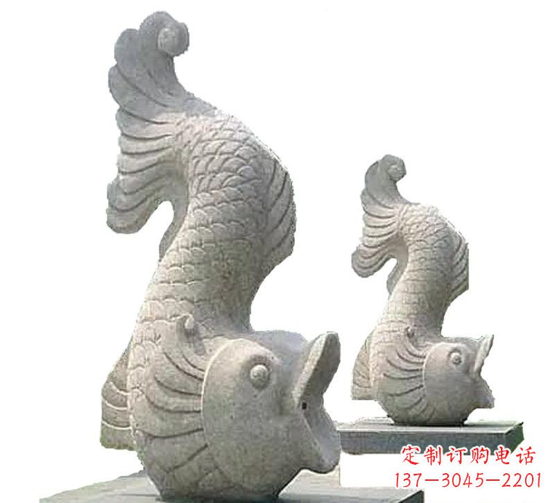 大同中领雕塑定制精美鲤鱼雕塑