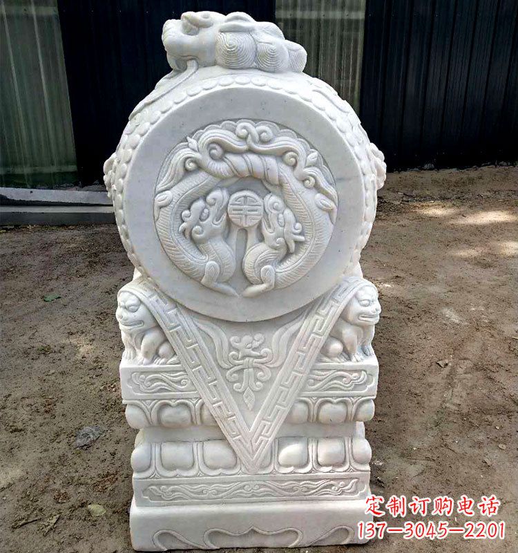 大同精致麒麟,点亮门墩
