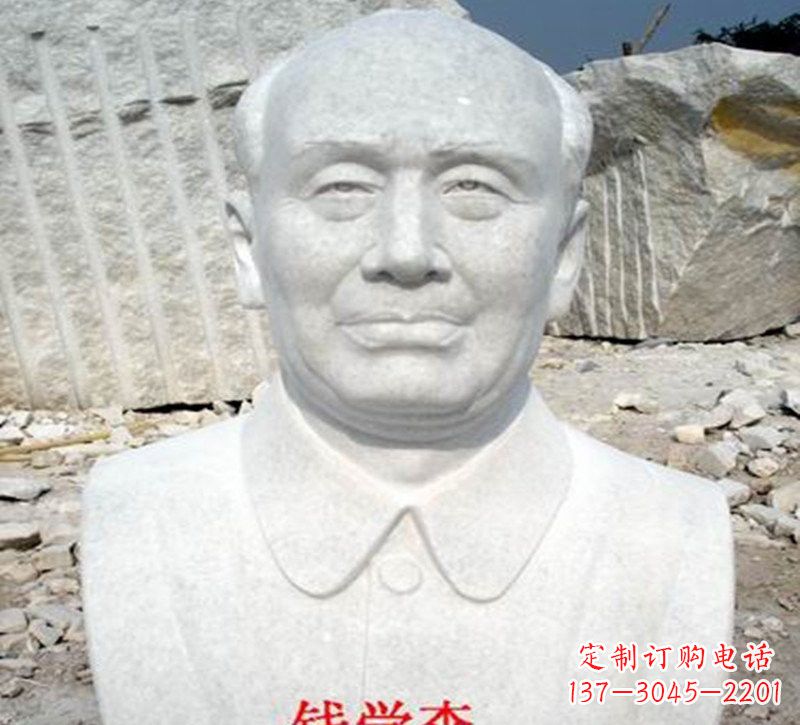大同拥有雄浑气势的钱学森头像雕塑
