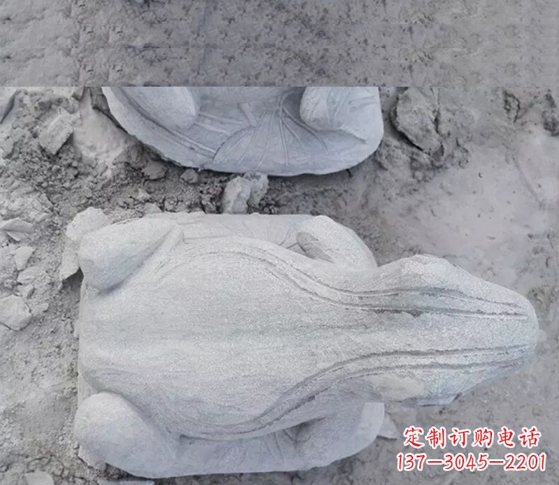 大同石雕青蛙雕塑