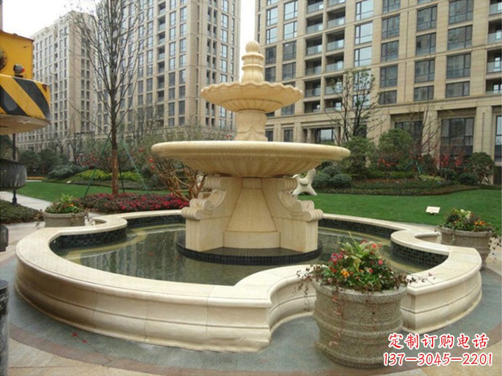 大同石雕中式喷泉