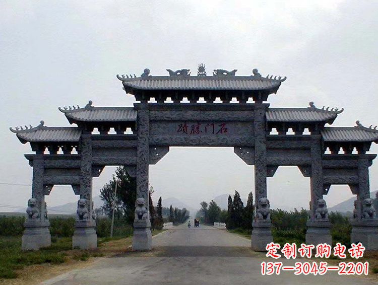 大同石牌坊 斗楼