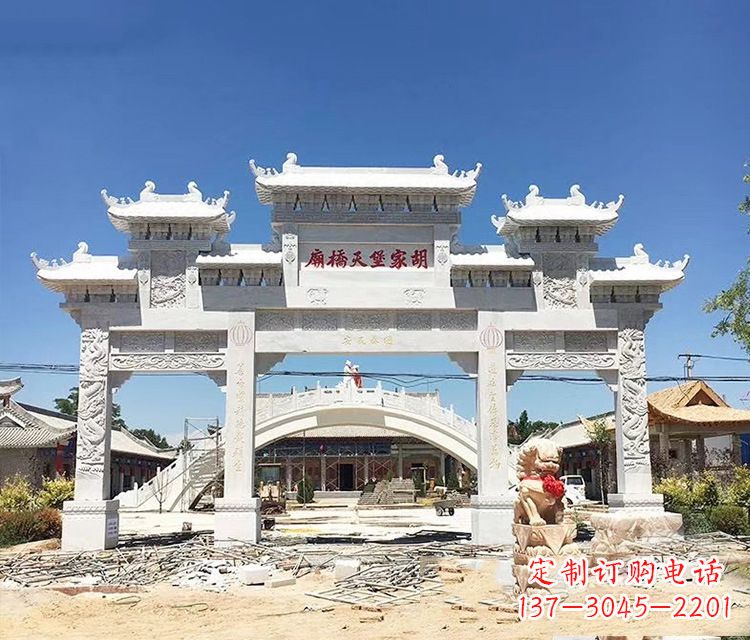 大同石牌坊的雕刻