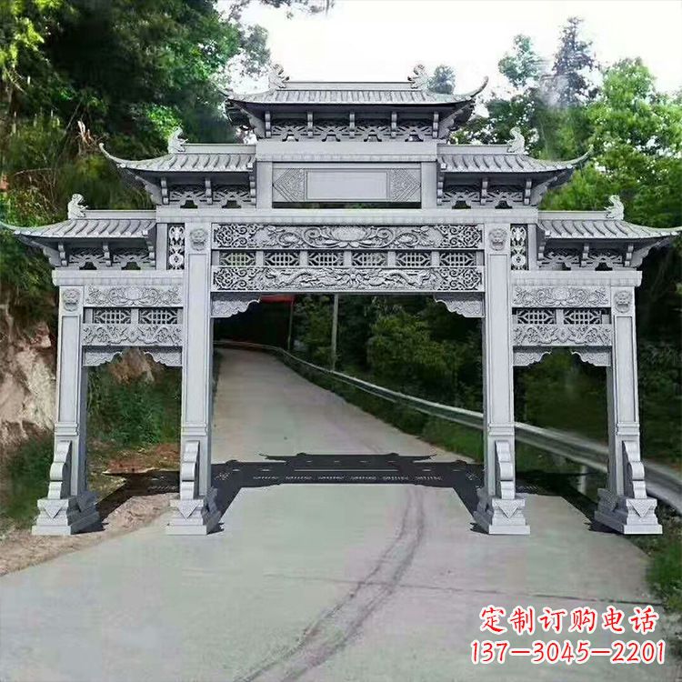 大同石牌楼青石牌坊