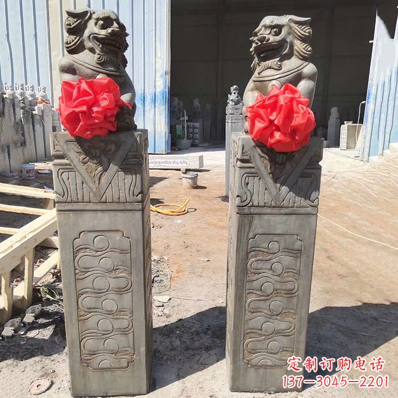 大同石狮子栓马桩