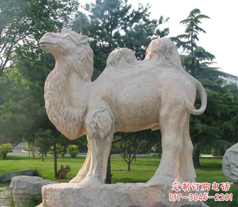 大同石头骆驼雕塑