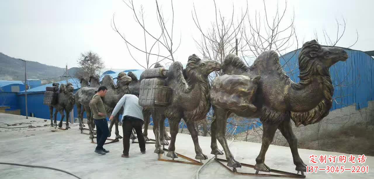 大同丝绸之路骆驼雕塑