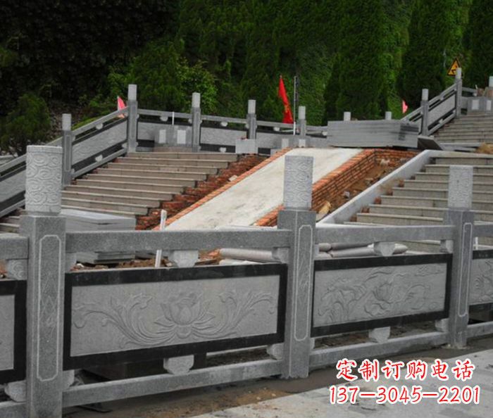 大同寺庙景观仿古石栏板 (2)