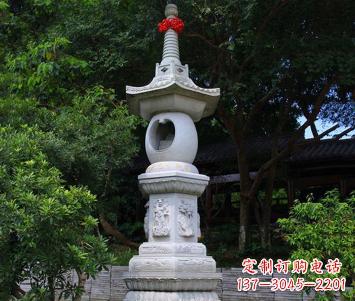 大同寺庙景观舍利塔石雕 (2)