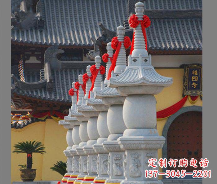大同寺庙景观舍利塔石雕