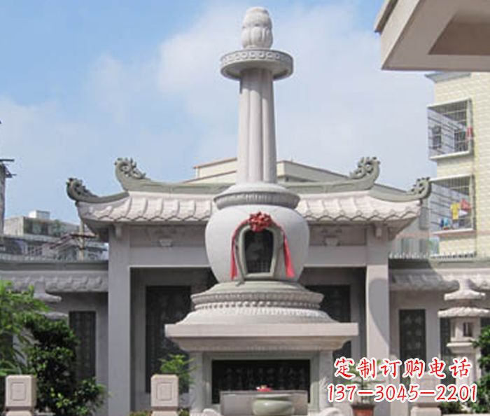 大同寺庙景观舍利塔石雕 (4)