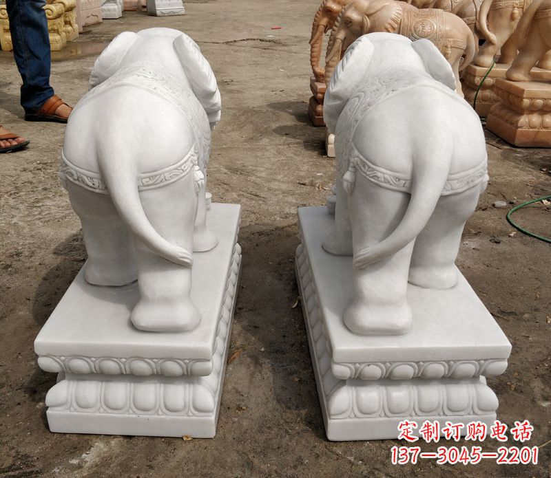 大同寺庙石雕大象
