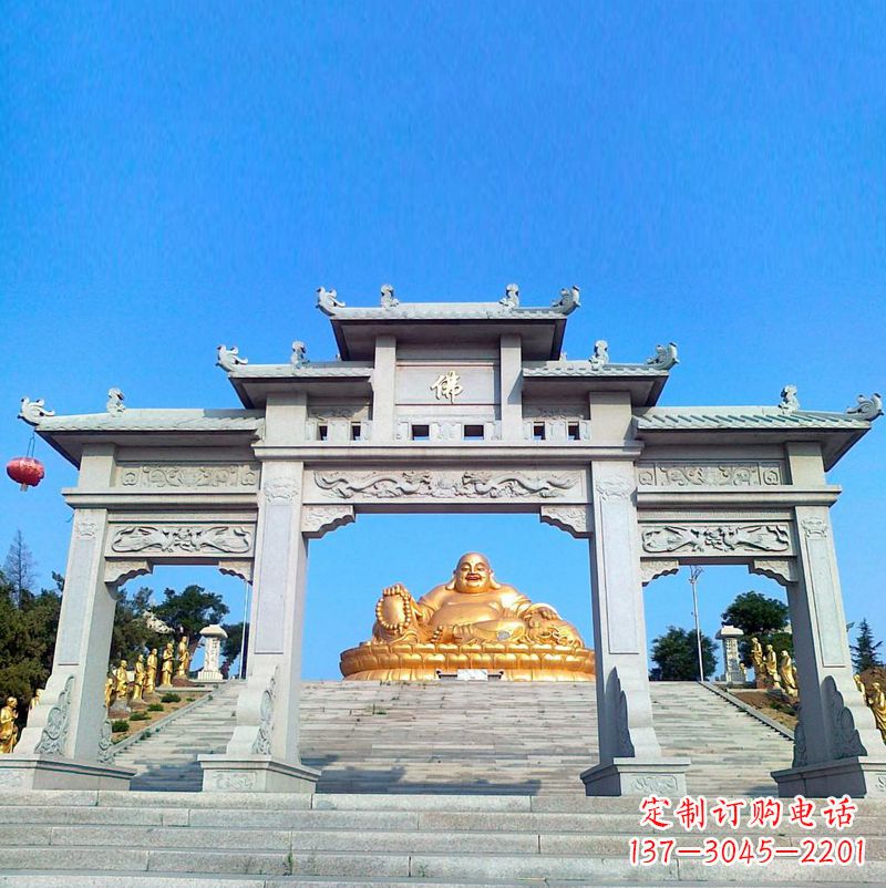 大同寺庙石雕牌坊