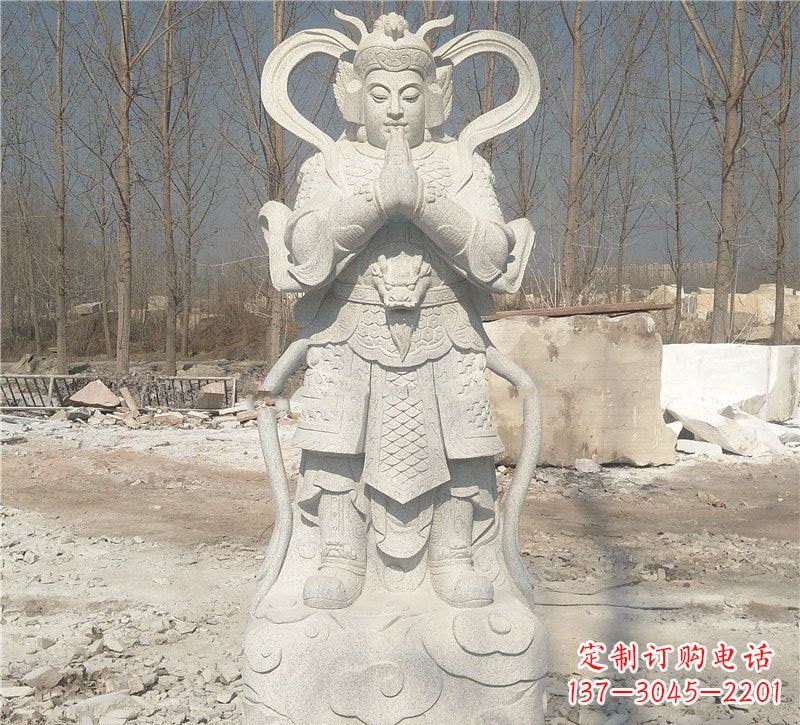 大同寺庙韦陀菩萨雕塑