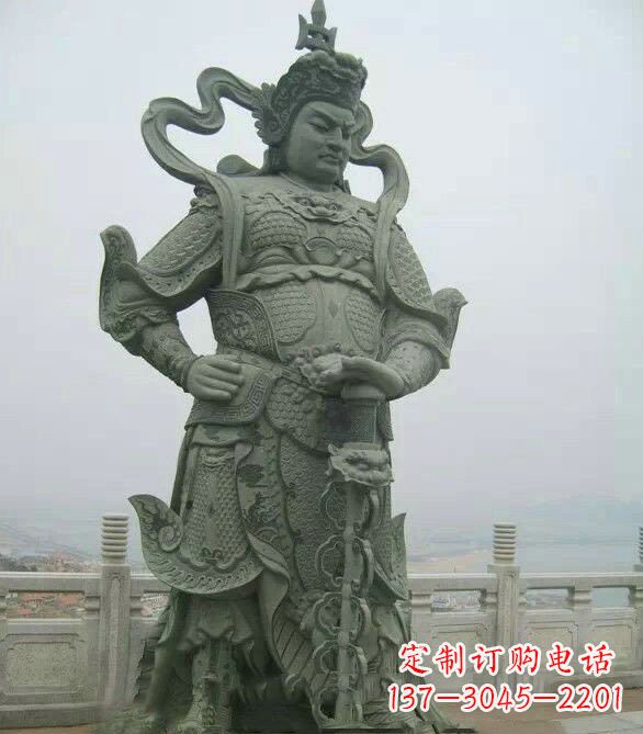 大同寺庙韦陀菩萨石雕
