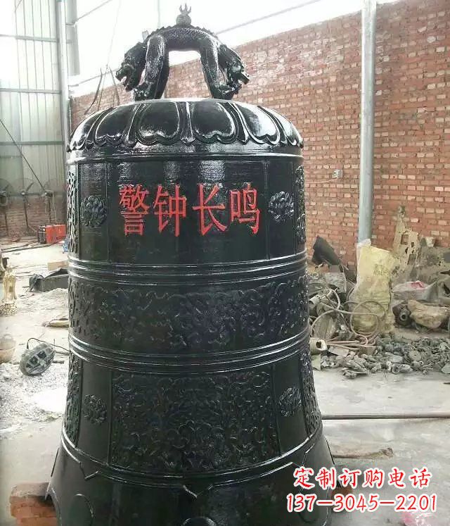 大同寺庙铸铜钟铜雕 (4)
