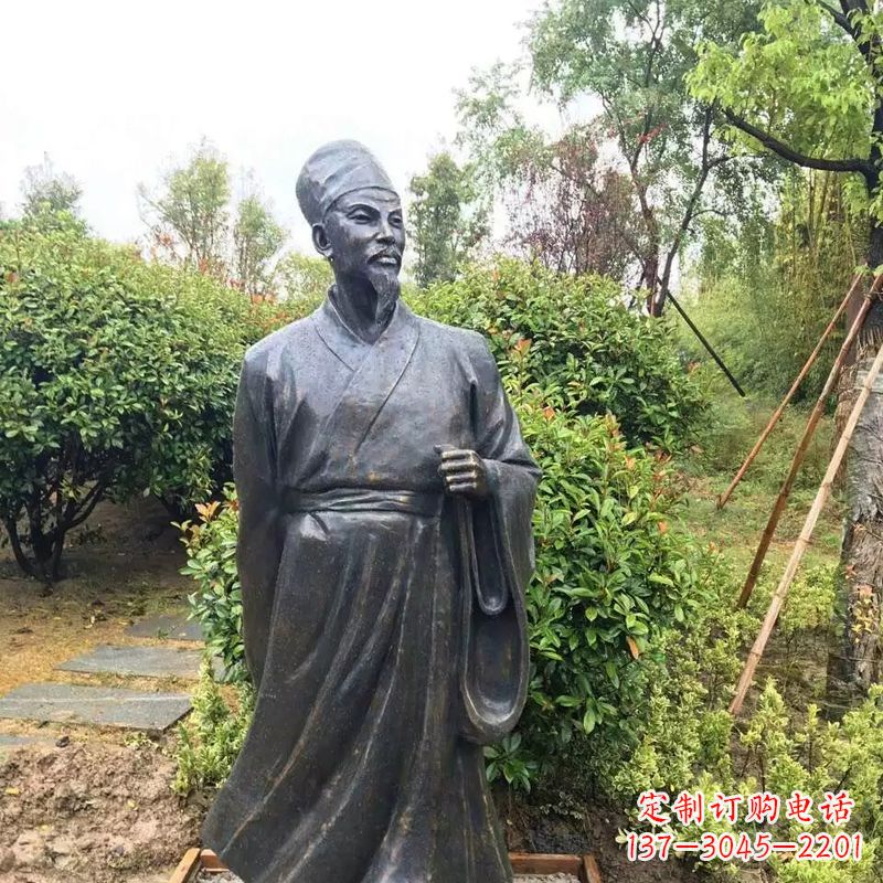 大同苏东坡铸铜历史文化名人雕像
