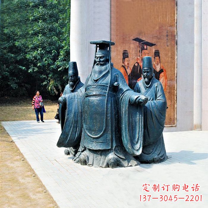 大同隋文帝杨坚景观雕塑