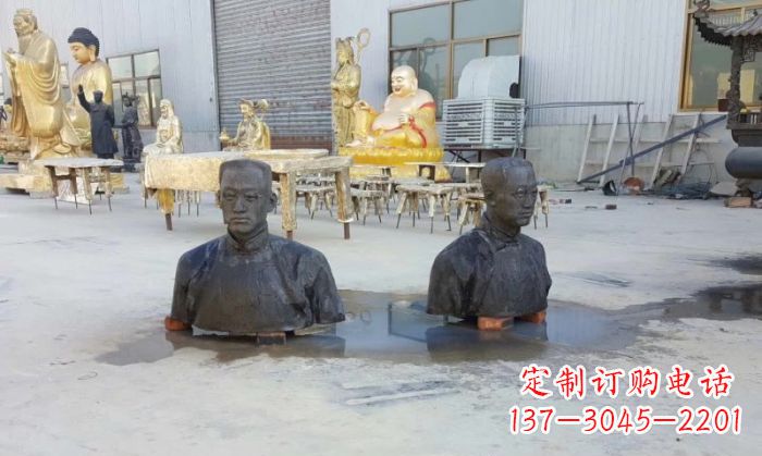 大同陶行知半身像铜雕