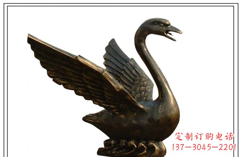 大同天鹅喷泉铜雕