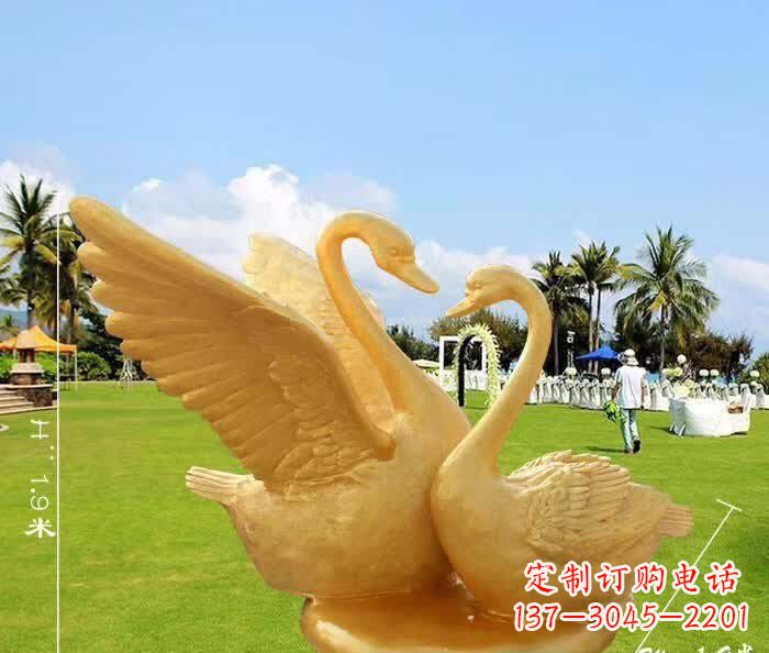 大同天鹅铜雕
