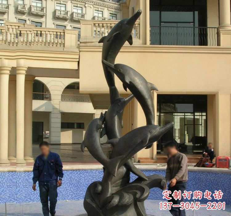 大同跳跃海豚雕塑