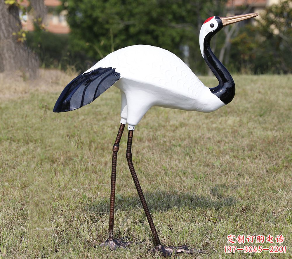 大同庭院仙鹤雕塑