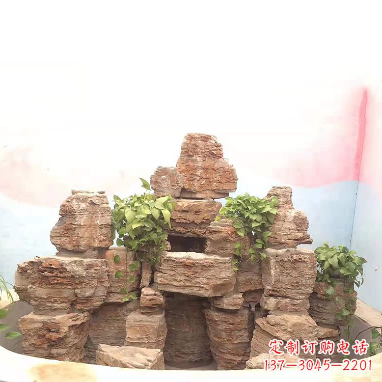 大同庭院园林假山鱼池