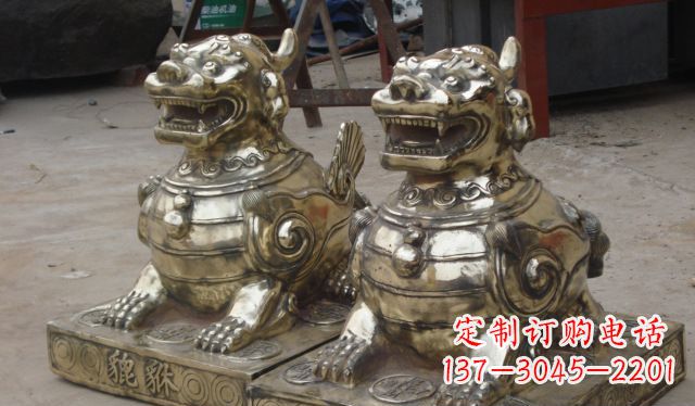 大同庭院招财貔貅动物铜雕