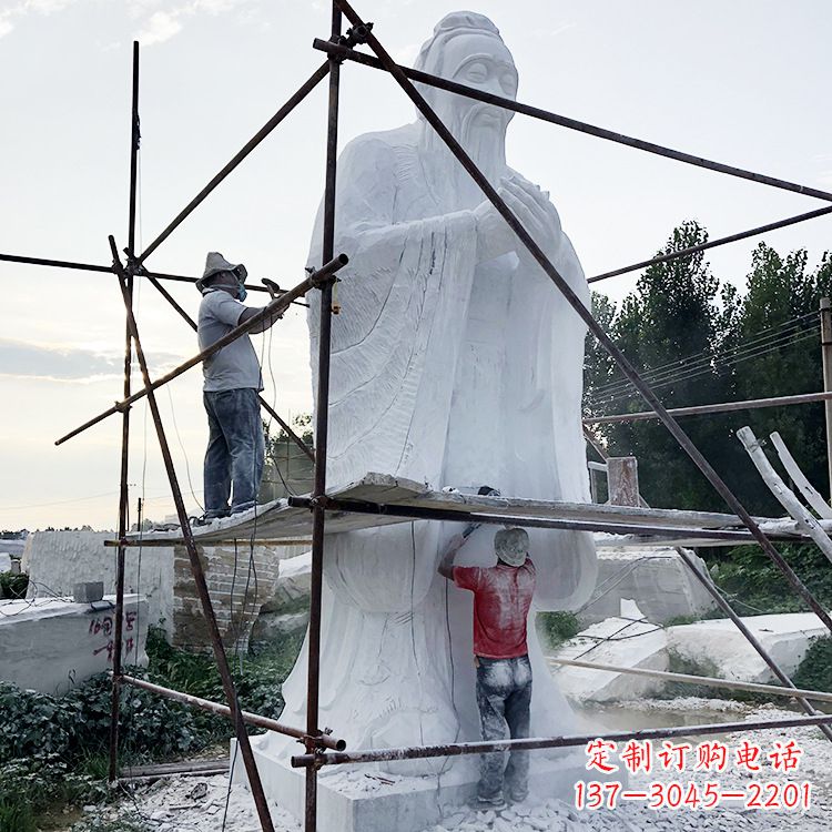 大同通向石雕孔子像