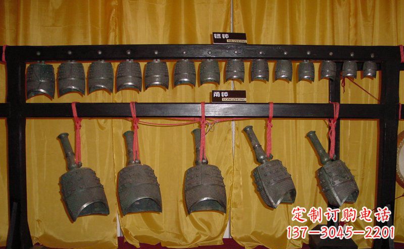 大同铜编钟古代乐器雕塑